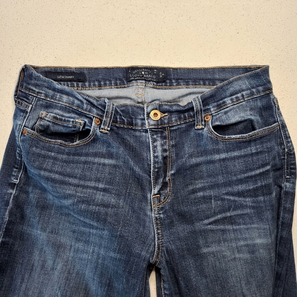 🍉 Lucky Brand Jeans Sofia Skinny Size 10 - Picture 3 of 3